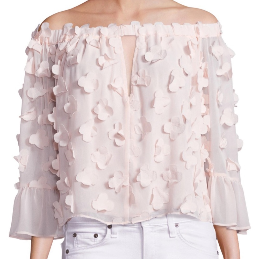 Alice McCall Love Conquer 3D Flower Blouse